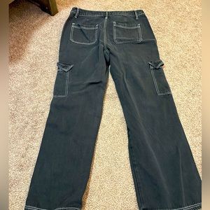 Cargo jeans, color black, size L, brand Full Tilt